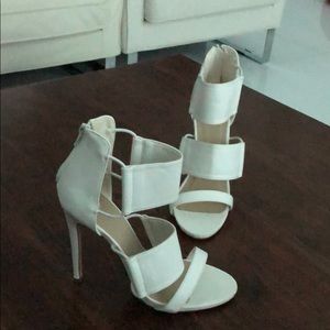 Missguided white Sandals